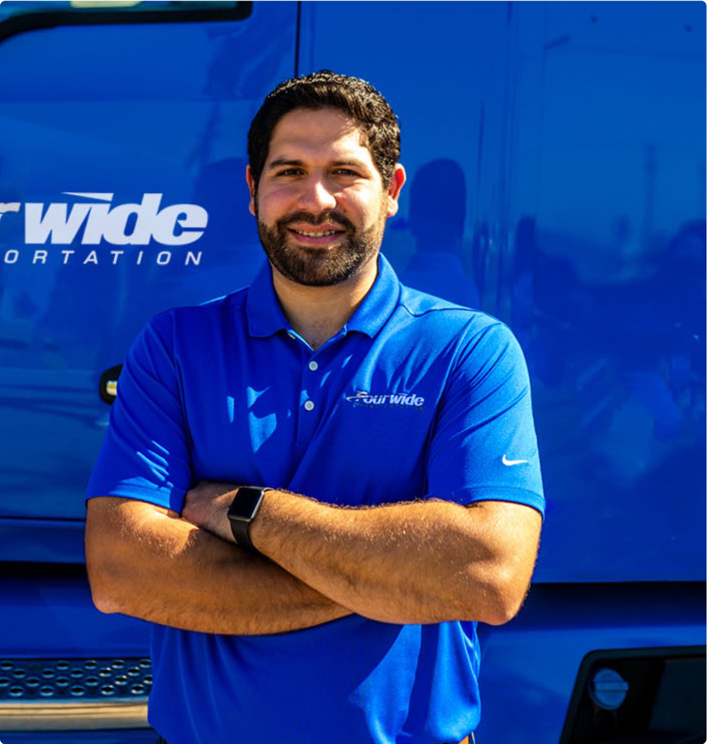 Drive with Fourwide Transportation